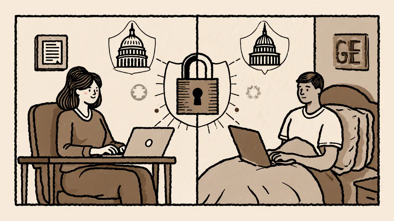 HIPAA vs GDPR v online terapii - jak chránit vaše data
