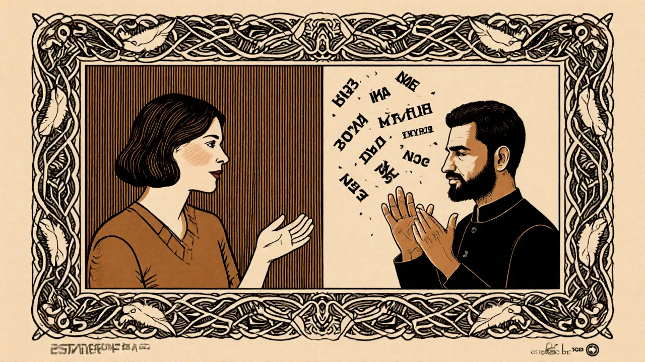 Multijazyčná terapeutická sezení, kde slova přeměňují kulturní bariéry v mosty porozumění.