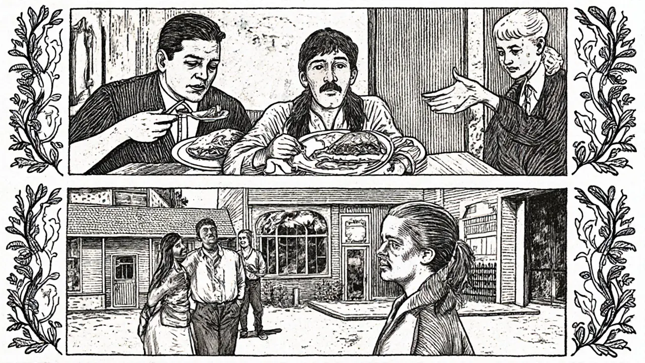 Tři fáze rodinné terapie FBT v jedné scéně