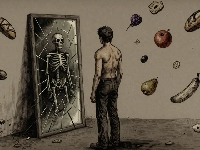 Typy poruch příjmu potravy: Anorexie, bulimie, přejídání a další diagnózy