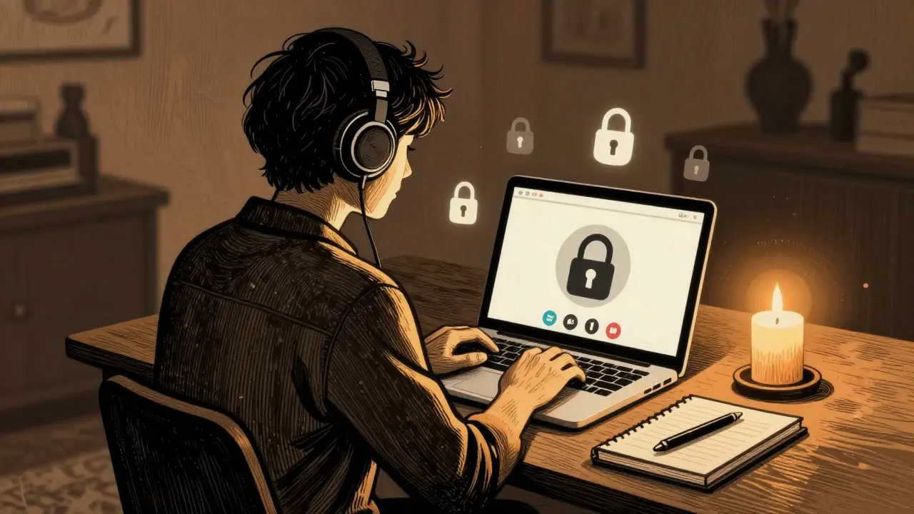 Jak zajistit soukromí při online terapii: Praktické tipy pro bezpečí