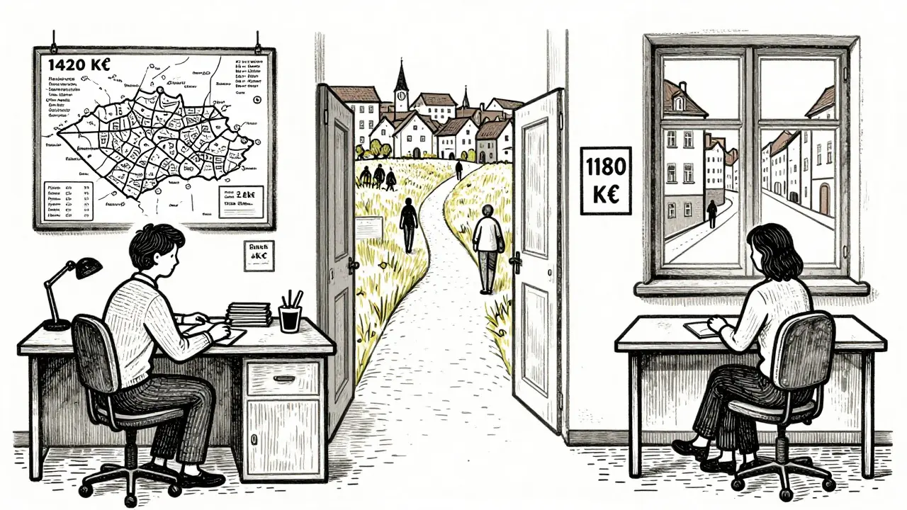 Dva terapeuty v Praze a Olomouci, s různými cenami a pozadím českých měst, spojené cestou lidí hledajících pomoc.